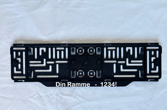 SensorSafe Personlig Nummerpladeramme